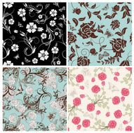 Seamless floral pattern set N29