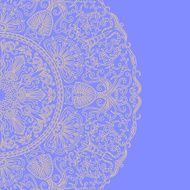 Vector ornament with place for text