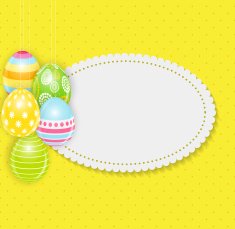 Beautiful Easter Egg Background Vector Illustration N21