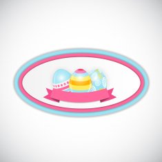 Beautiful Easter Egg Background Vector Illustration N26