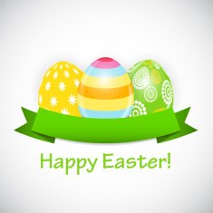 Beautiful Easter Egg Background Vector Illustration N29