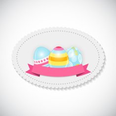 Beautiful Easter Egg Background Vector Illustration N33