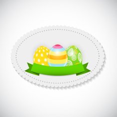 Beautiful Easter Egg Background Vector Illustration N39