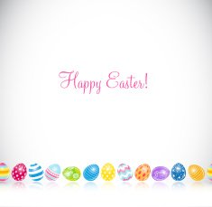 Beautiful Easter Egg Background Vector Illustration N44