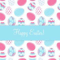 Beautiful Easter Egg Background Vector Illustration N45