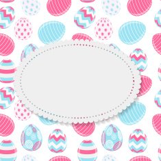 Beautiful Easter Egg Background Vector Illustration N55