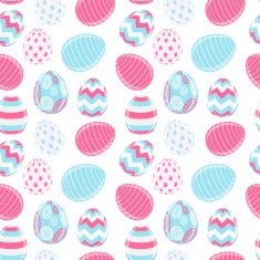 Beautiful Easter Egg Background Vector Illustration N68