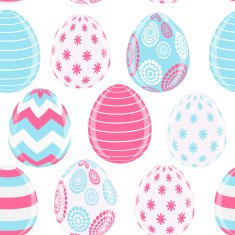 Beautiful Easter Egg Background Vector Illustration N71