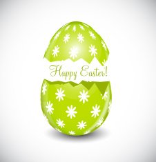 Beautiful Easter Egg Vector Illustration