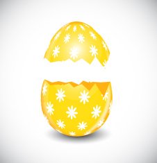 Beautiful Easter Egg Vector Illustration N3
