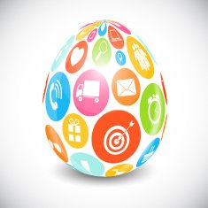 Beautiful Easter Egg Vector Illustration N12