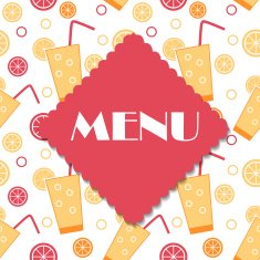 Restaurant menu template vector illustration N5