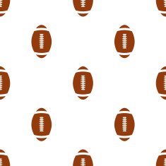 Universal vector american football seamless patterns tiling N6