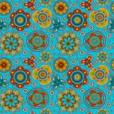 seamless background with delicate colored flowers N2