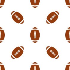 Universal vector american football seamless patterns tiling N7