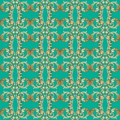 seamless background with vintage gold ornament