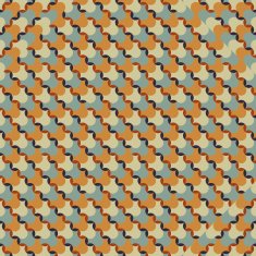 abstract retro geometric pattern N33