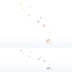 Map of Tuvalu with Dot Pattern