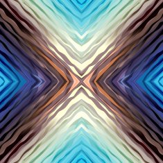 Abstract exotic blue pattern