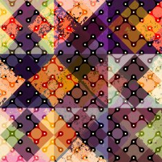 Abstract diagonal geometric pattern with droplet elements N3