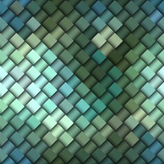 Green pattern of squares