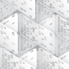 Vector design with triangles on the grey N7