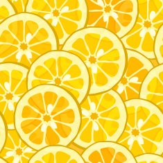 Seamless lemon orange background