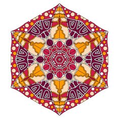 Abstract background ornament geometric vintage N3