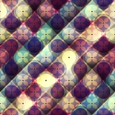 Abstract geometric pattern with transparent elements