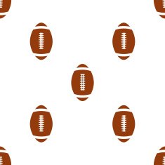 Universal vector american football seamless patterns tiling N8