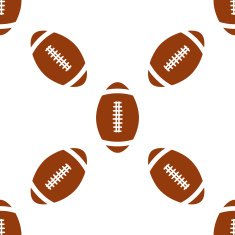 Universal vector american football seamless patterns tiling N9