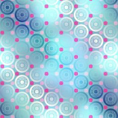 Geometric pattern in chinese style on blurred background