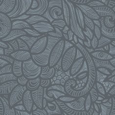 gray floral pattern N2