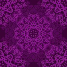 Vector seamless baroque damask luxury background N15