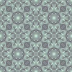 Vector seamless baroque damask luxury background N29