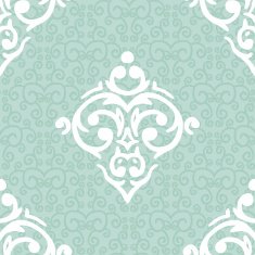 Vector seamless baroque damask luxury background N30