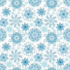 Seamless snowflakes pattern N8