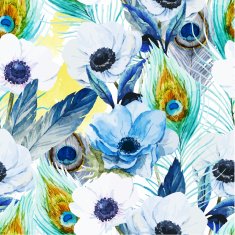 Anemones flowers pattern N2