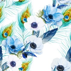 Anemones flowers pattern N5