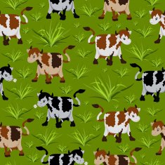 Seamless cow pattern N2