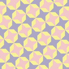 abstract retro geometric pattern N41