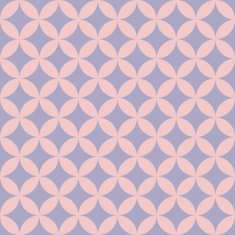 abstract retro geometric pattern N42