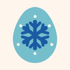 easter egg flat icon elements background eps10 N37