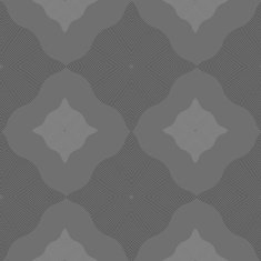 Monochrome pattern with black and dark gray wavy guilloche squar