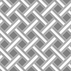 Geometrical pattern with gray beveled lattice