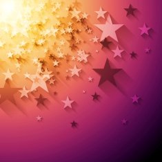 Bright stars abstract background