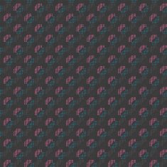 Colored geometrical pattern with pink and blue dotted lips