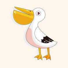 bird cartoon theme elements vector eps N185