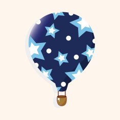 style hot air ballon theme elements vector eps N158