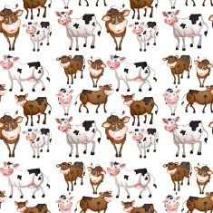 Seamless cow